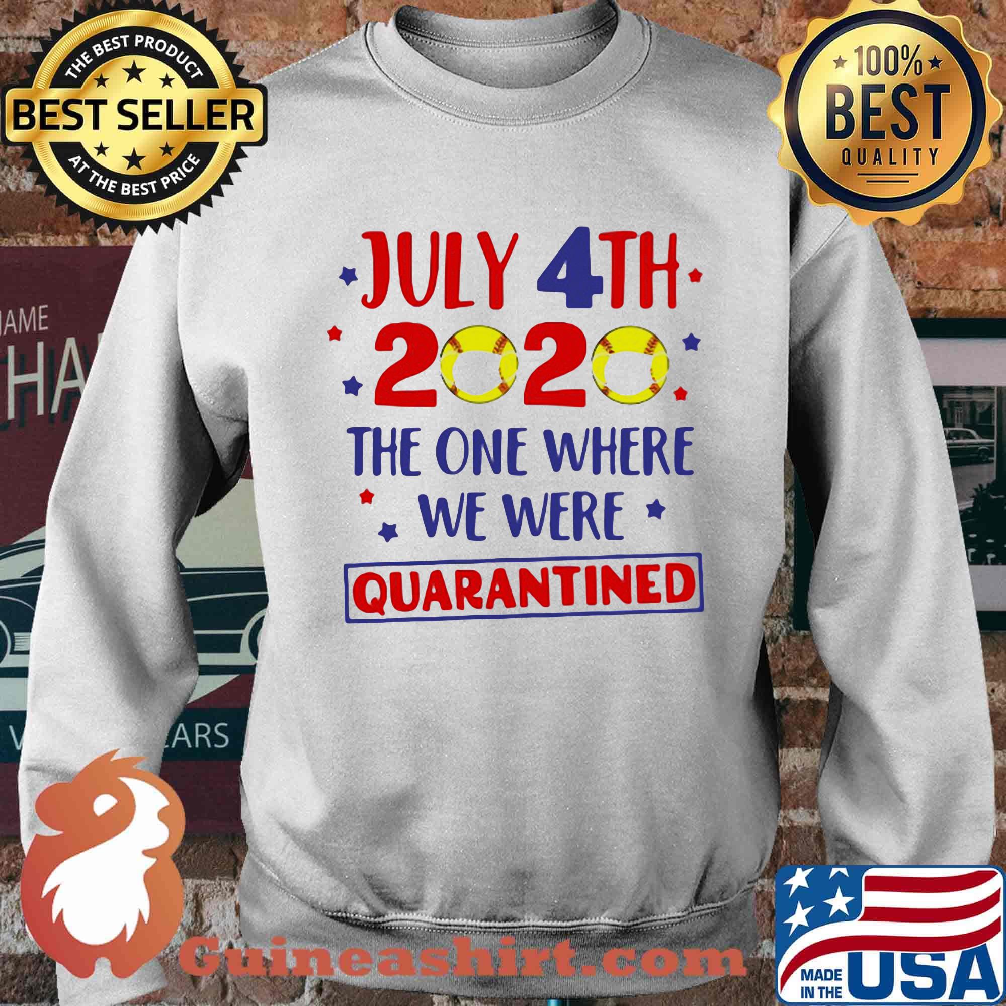 July 4th 2020 softball mask the one where we were quarantined s Sweater