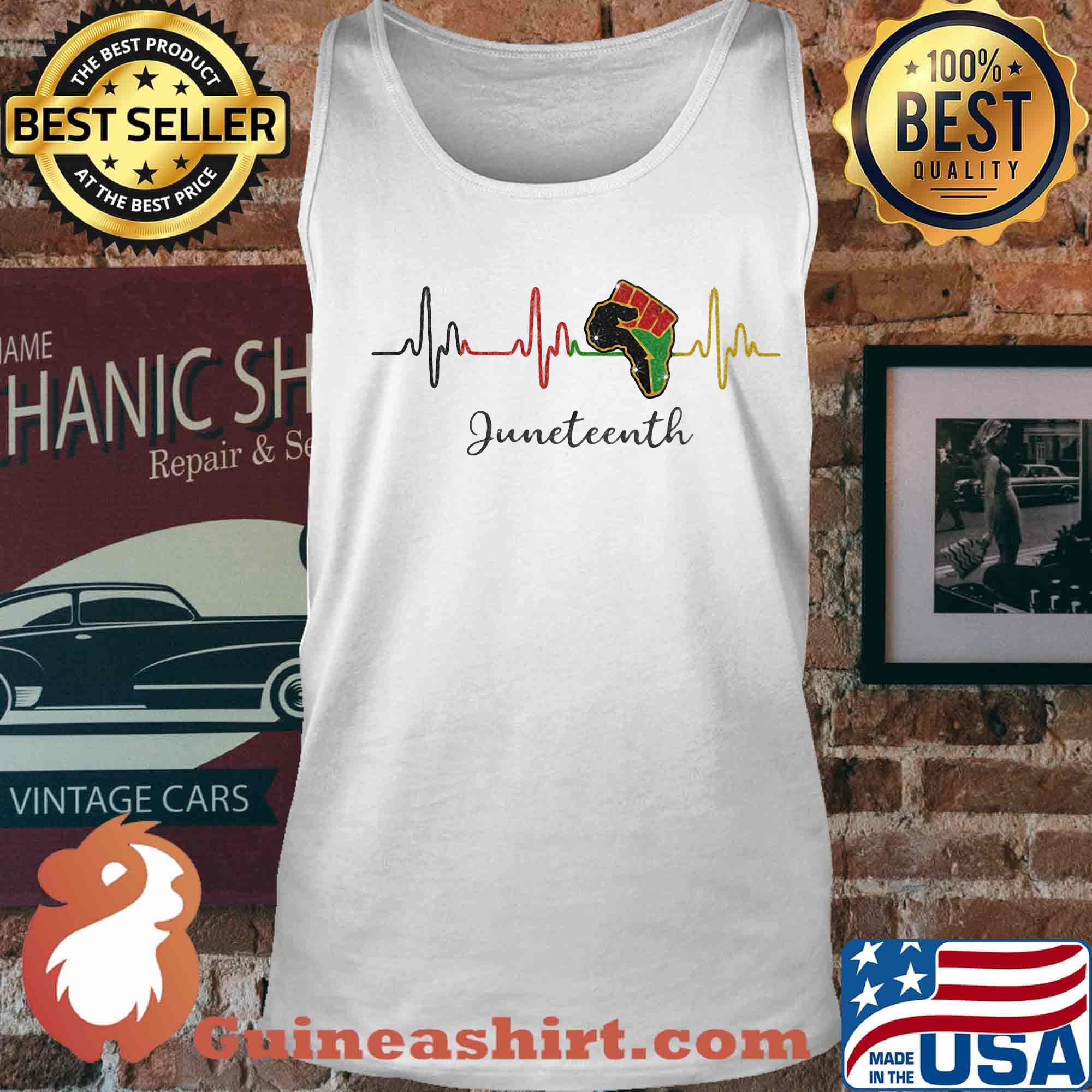 Juneteenth Fist Circuit Black Lives Matter Shirt Tank top