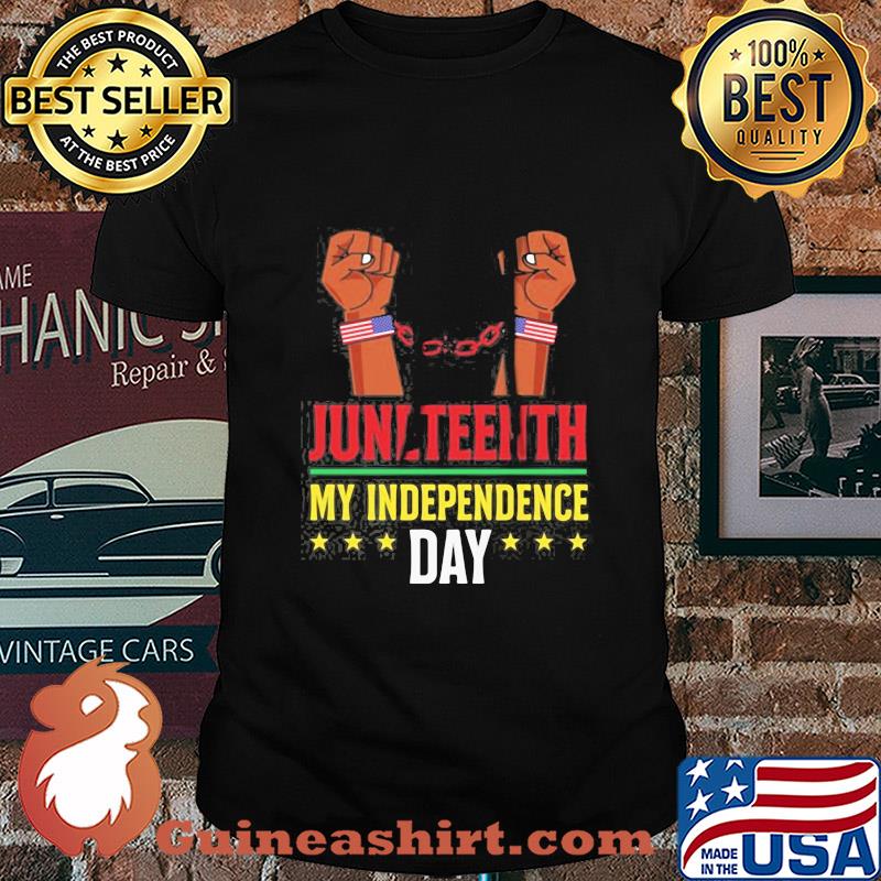 Juneteenth june 19th independence day stars shirt