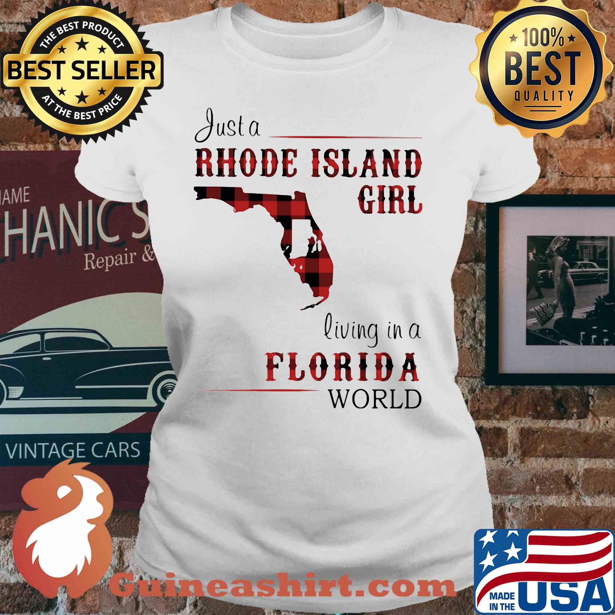 Just a rhode island girl living in a florida world s V-neck