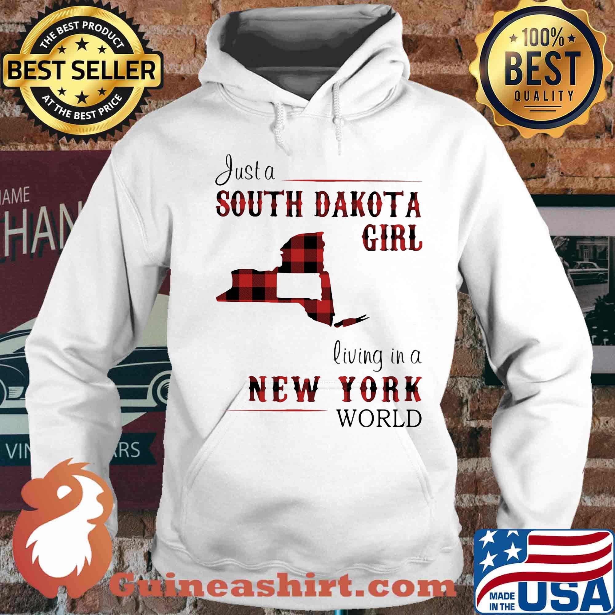Just a south dakota girl living in a new york world s Hoodie