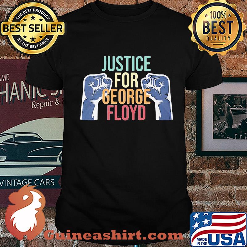 Justice for George Floyd hand shirt