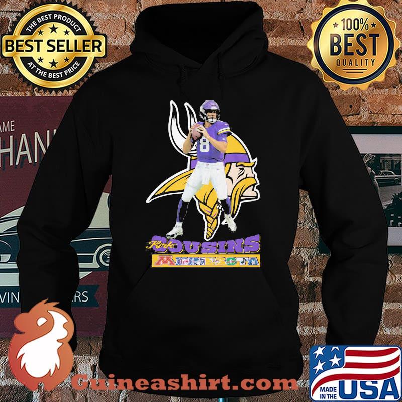Kirk cousins minnesota vikings team football s Hoodie