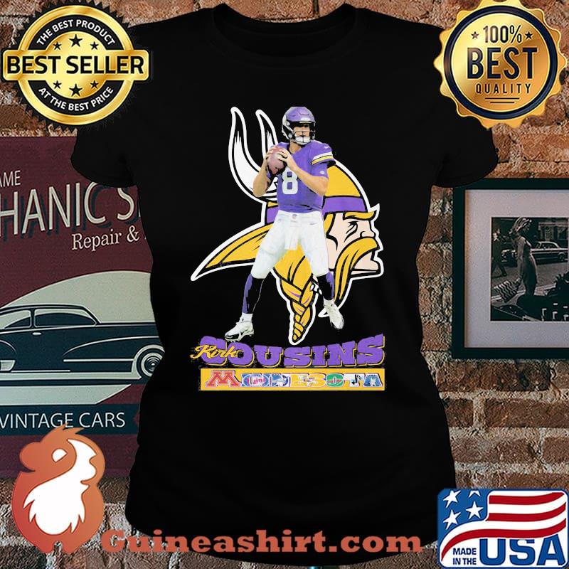 Kirk cousins minnesota vikings team football shirt