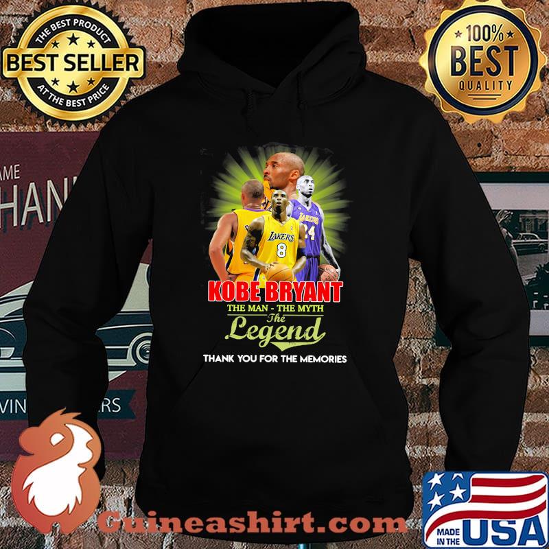 Kobe bryant the man the myth the legend thank you for the memories light s Hoodie