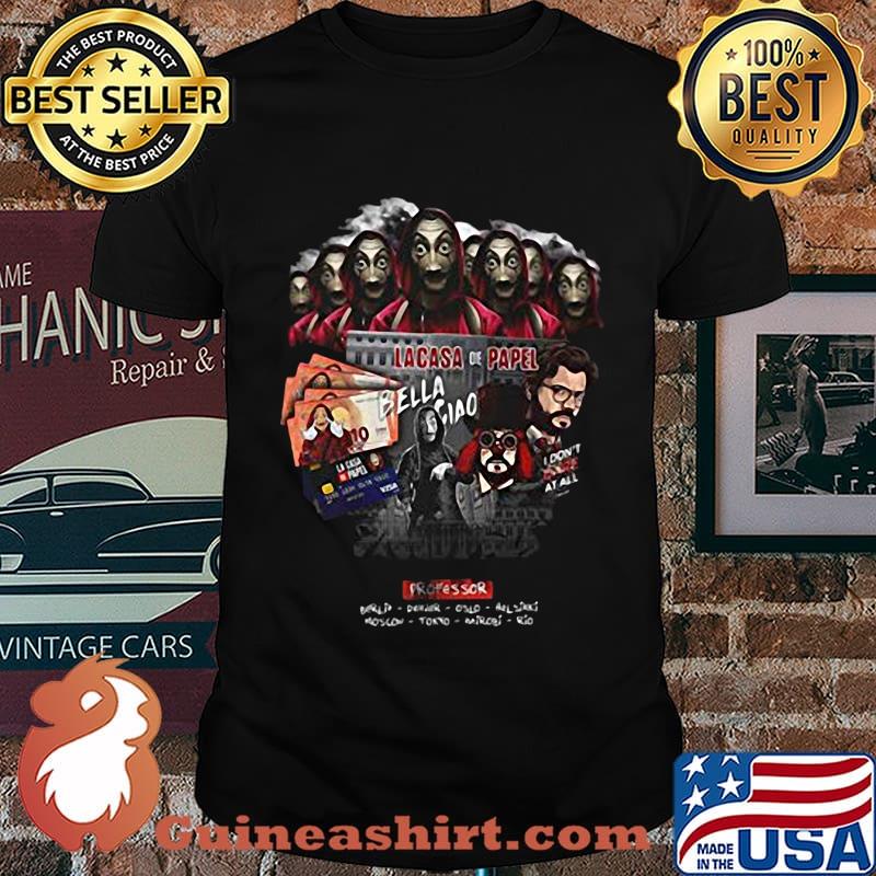 Lacasa de papel bella ciao processor shirt