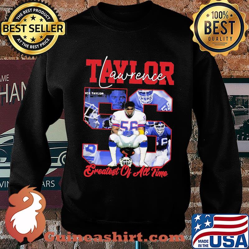 Lawrence taylor greatest of all time new york football team signature s Sweater
