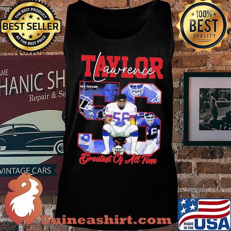 Lawrence taylor greatest of all time new york football team signature s Tank top