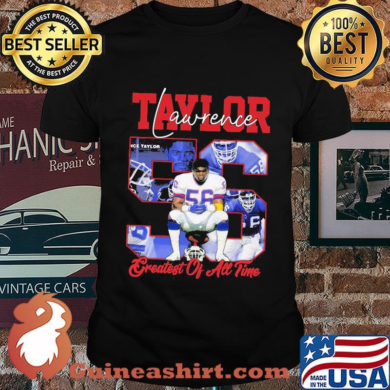 Lawrence taylor greatest of all time new york football team signature shirt