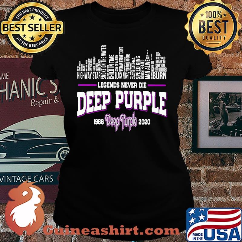 Legends never die deep purple 1968 2020 shirt