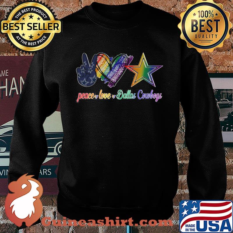 Lgbt peace love dallas cowboys s Sweater