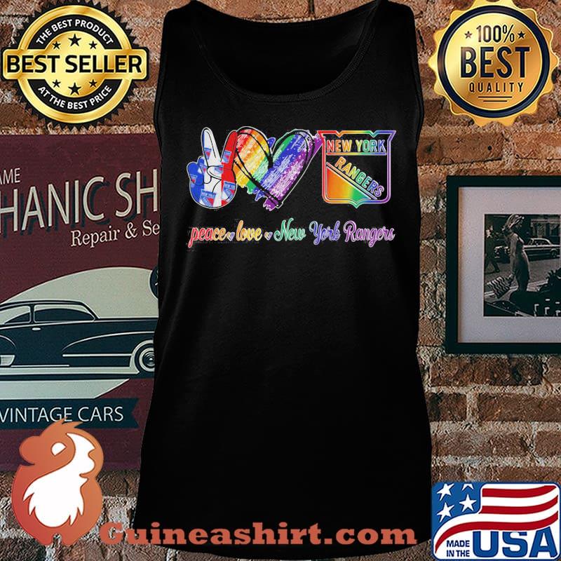Lgbt peace love new york rangers s Tank top