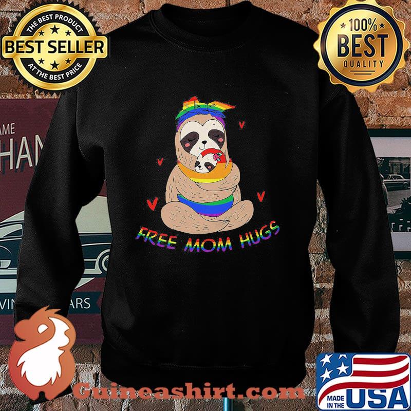 LGBT sloth free mom hugs s Sweater