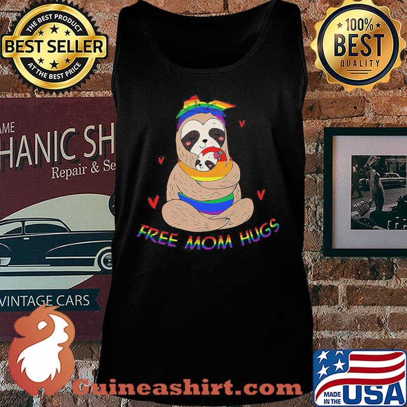 LGBT sloth free mom hugs s Tank top