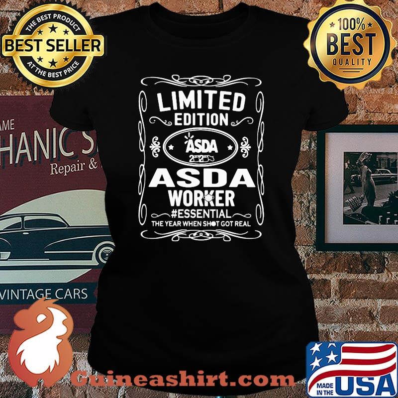 Limited edition asda worker essential the year when shit got real mask s Laides tee