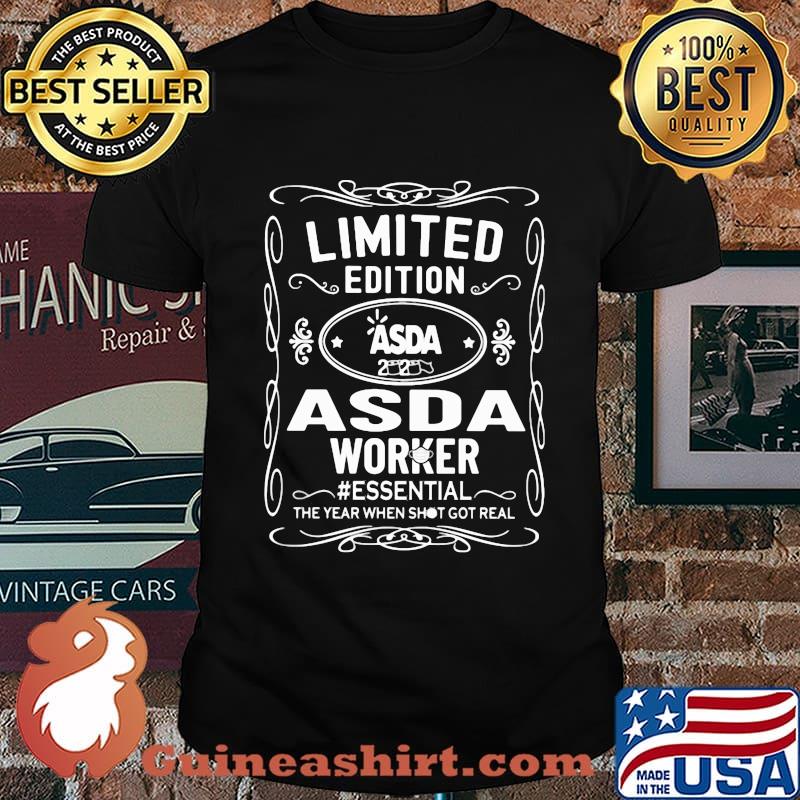 Limited edition asda worker essential the year when shit got real mask shirt