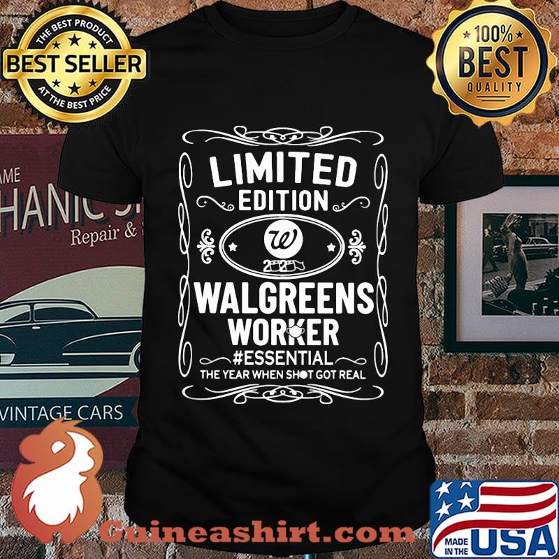 Limited edition walgreens worker essential the year when shit got real mask 2020 shirt