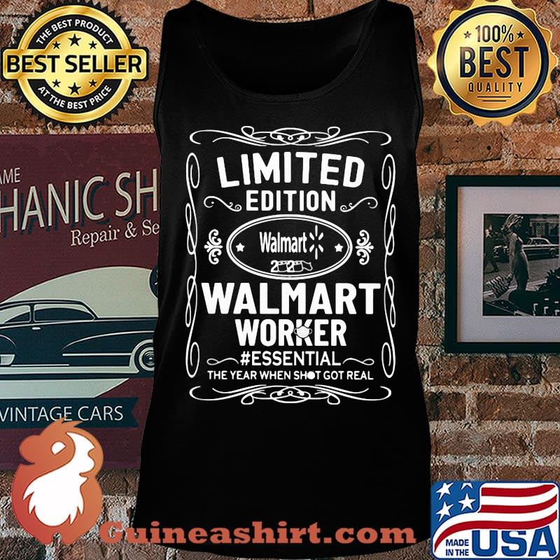 Limited edition walmart worker essential the year when shit got real mask 2020 s Tank top