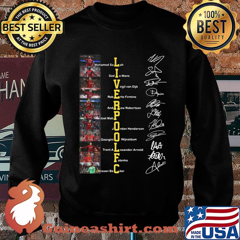 Liverpool fc football players signatures s Sweater