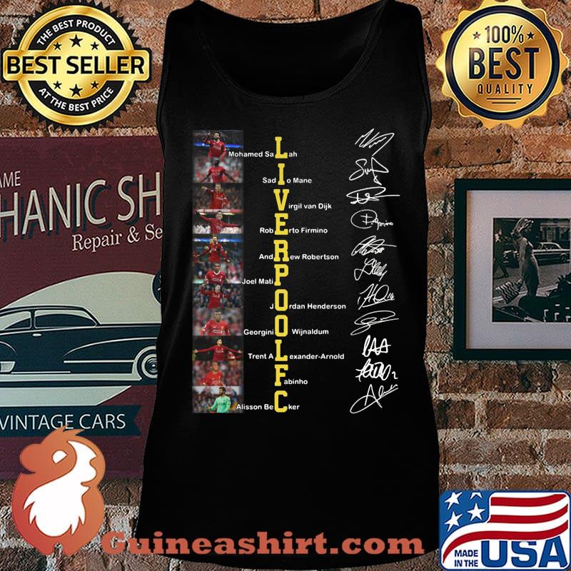 Liverpool fc football players signatures s Tank top