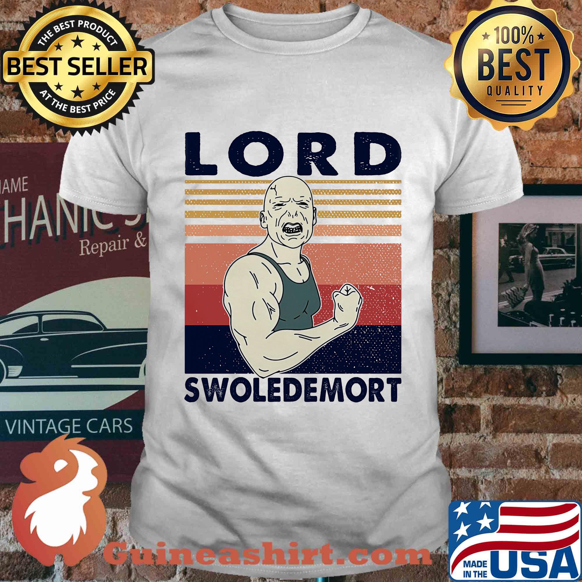 Lord swoledemort gym vintage retro shirt
