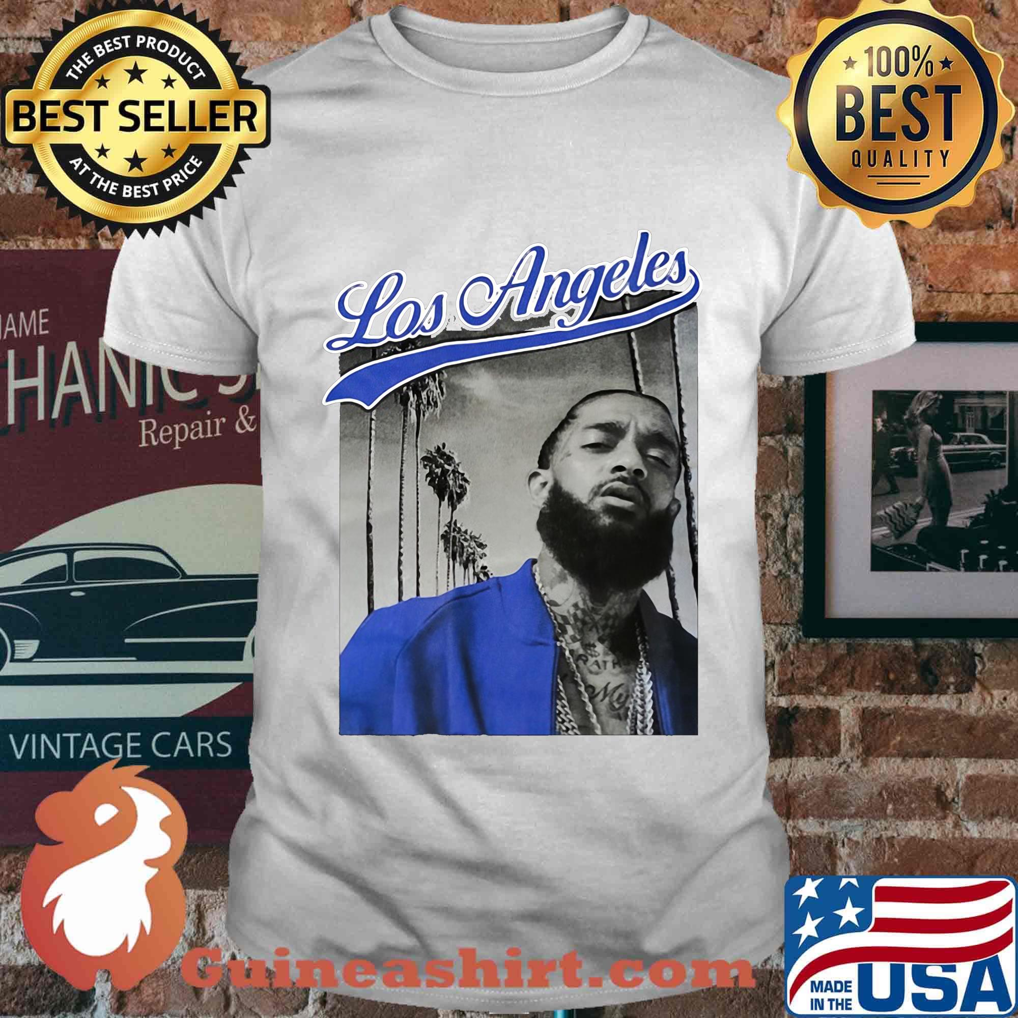 Los angeles nipsey hussle rapper shirt
