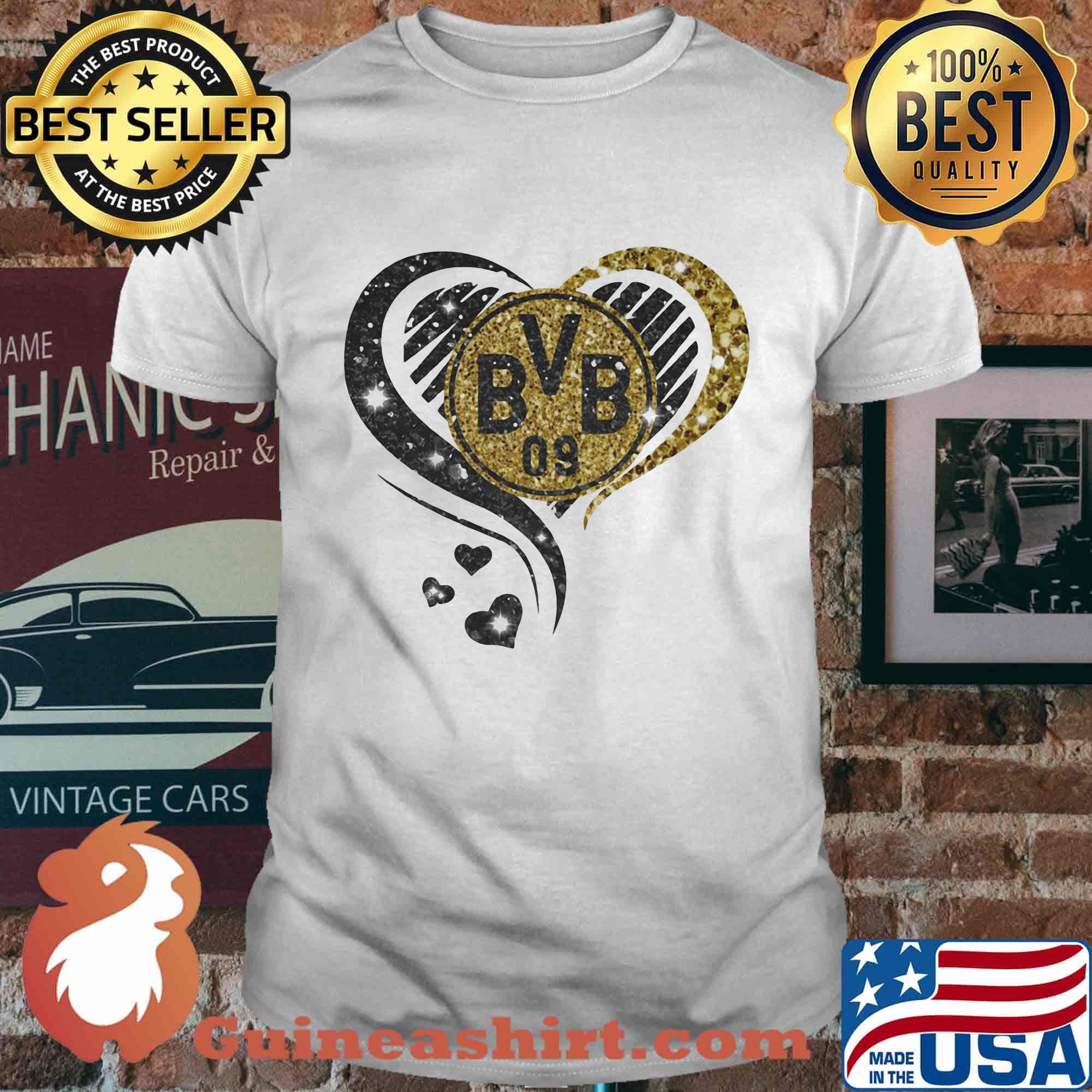 Love borussia dortmund hearts diamond shirt