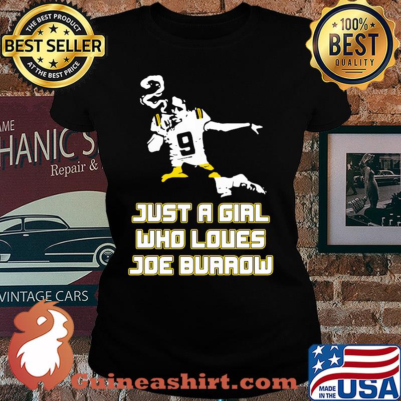 Lsu Tigers football just a girl who loves joe burrow s Ladies tee