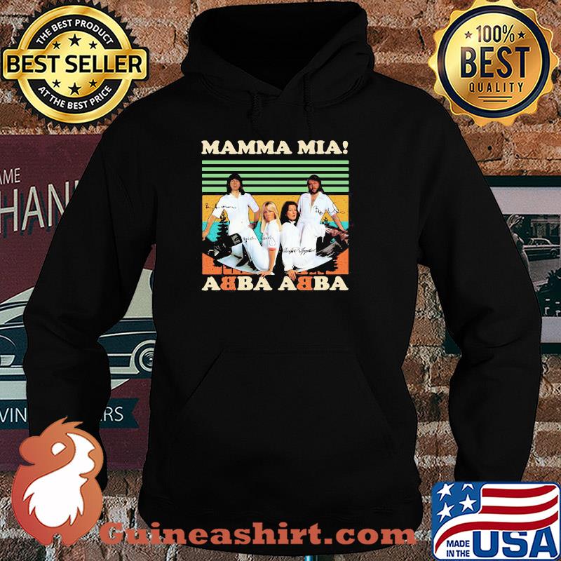 Mamma mia abba abba signatures vintage s Hoodie