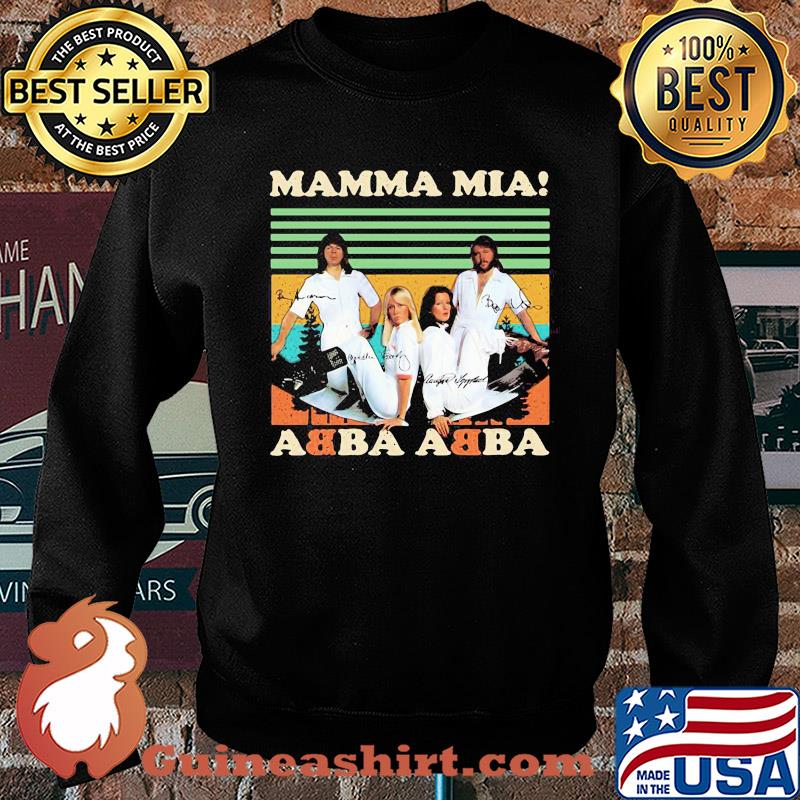 Mamma mia abba abba signatures vintage s Sweater