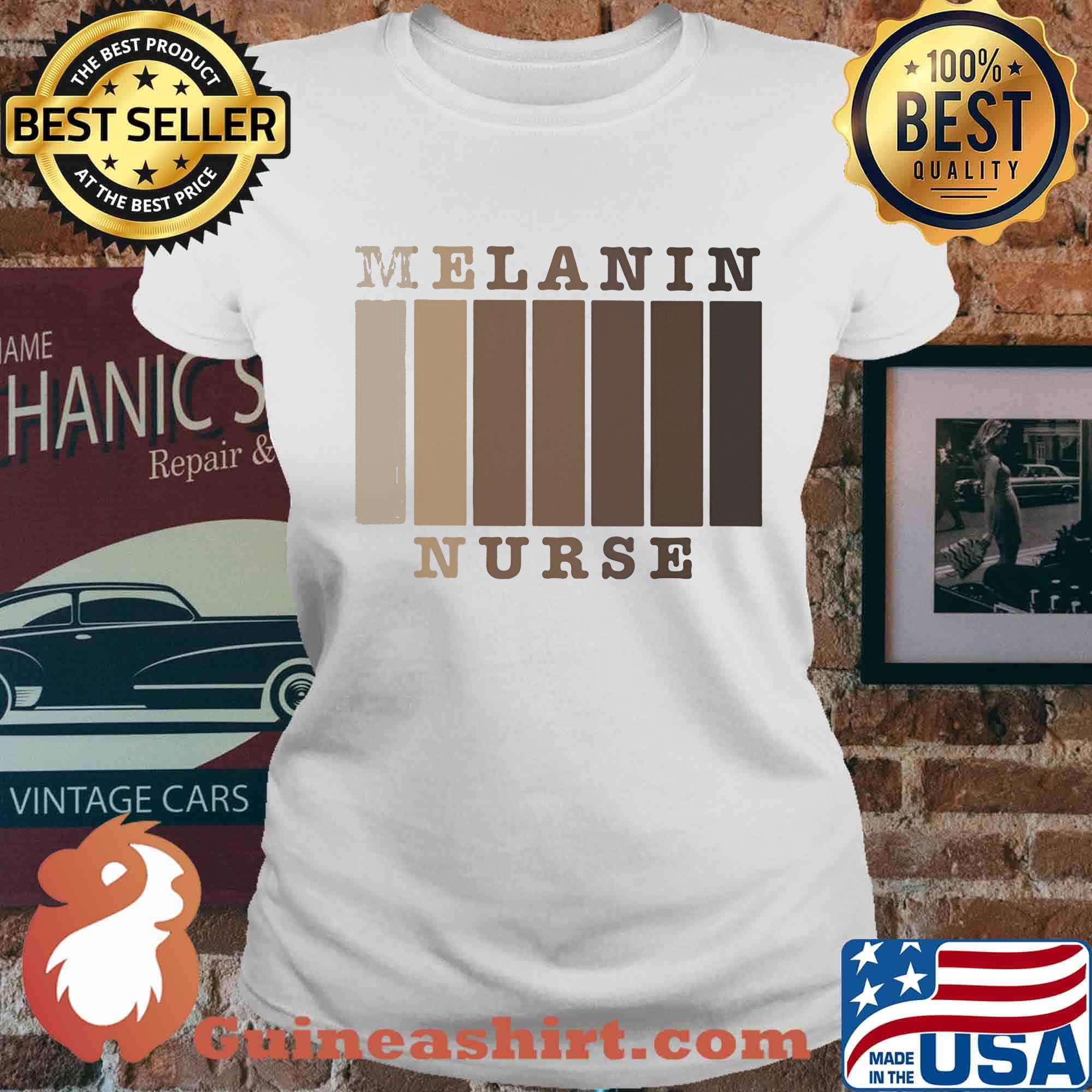 Melanin nurse black lives matter s Ladies tee