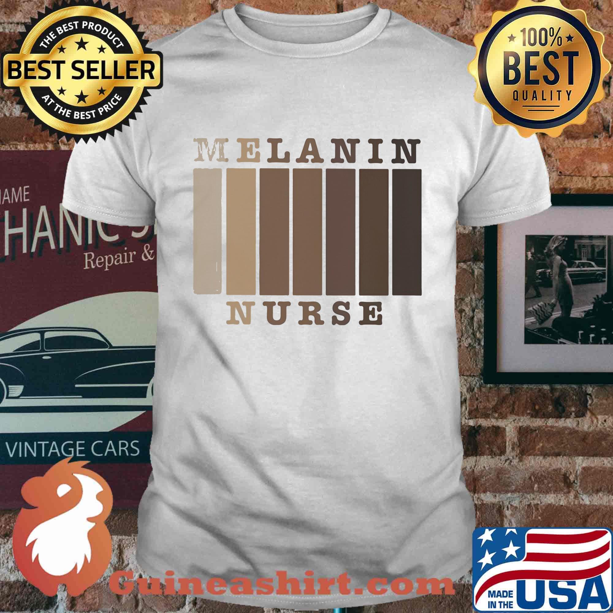Melanin nurse black lives matter shirt