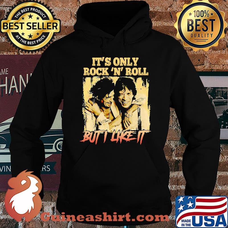 Mick jagger and keith richards it's only rock n roll but i like it signature s Hoodie