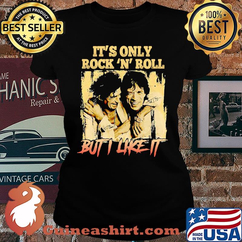 Mick jagger and keith richards it's only rock n roll but i like it signature s Laides