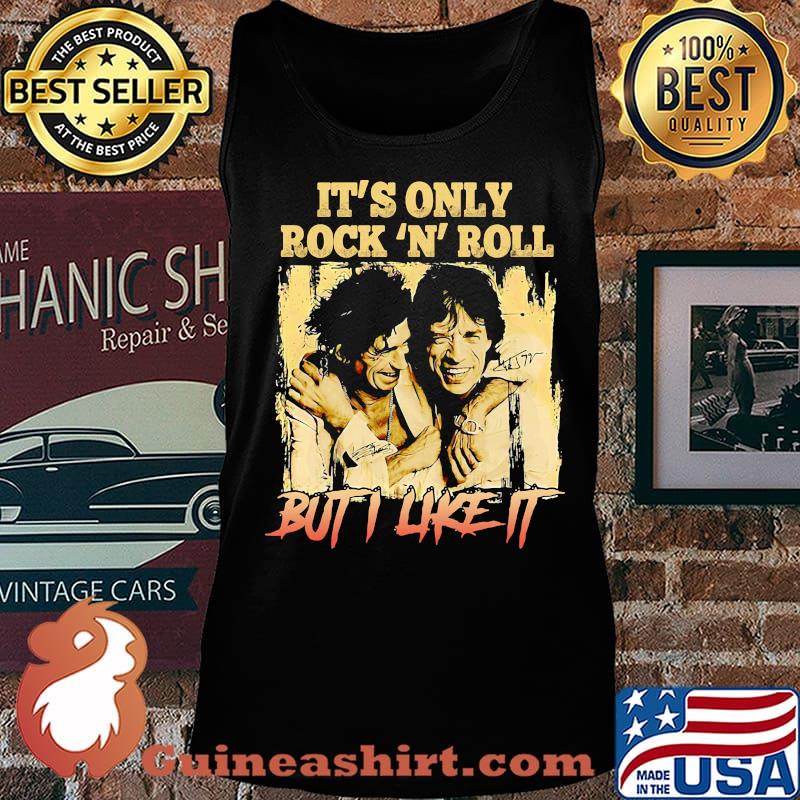Mick jagger and keith richards it's only rock n roll but i like it signature s Tank top