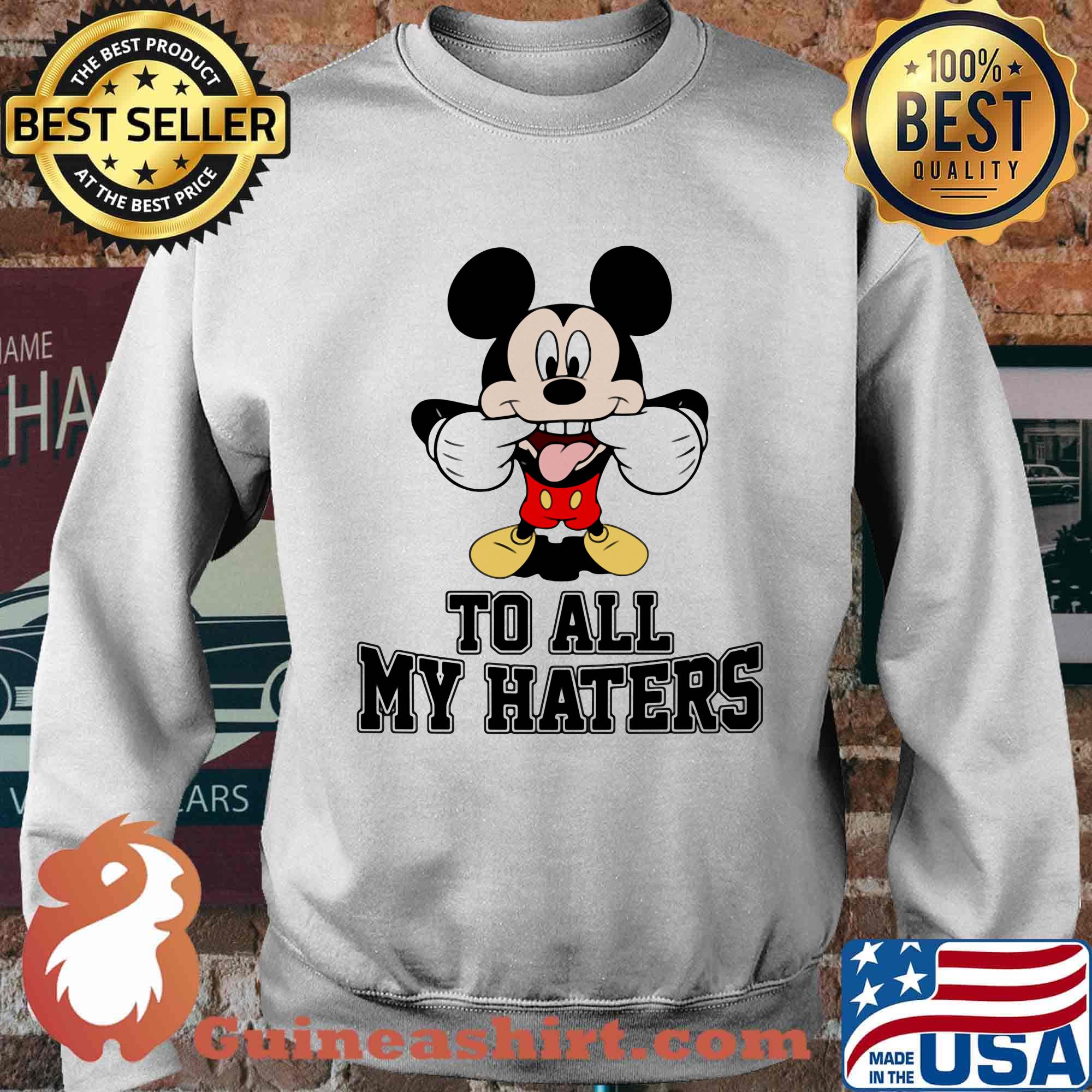 Mickey mouse to all my haters s Sweater