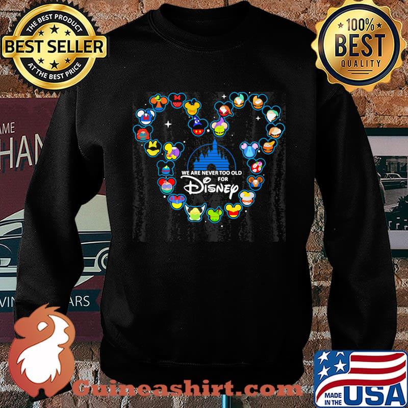 Mickey mouse we are never too old for walt disney s Sweater