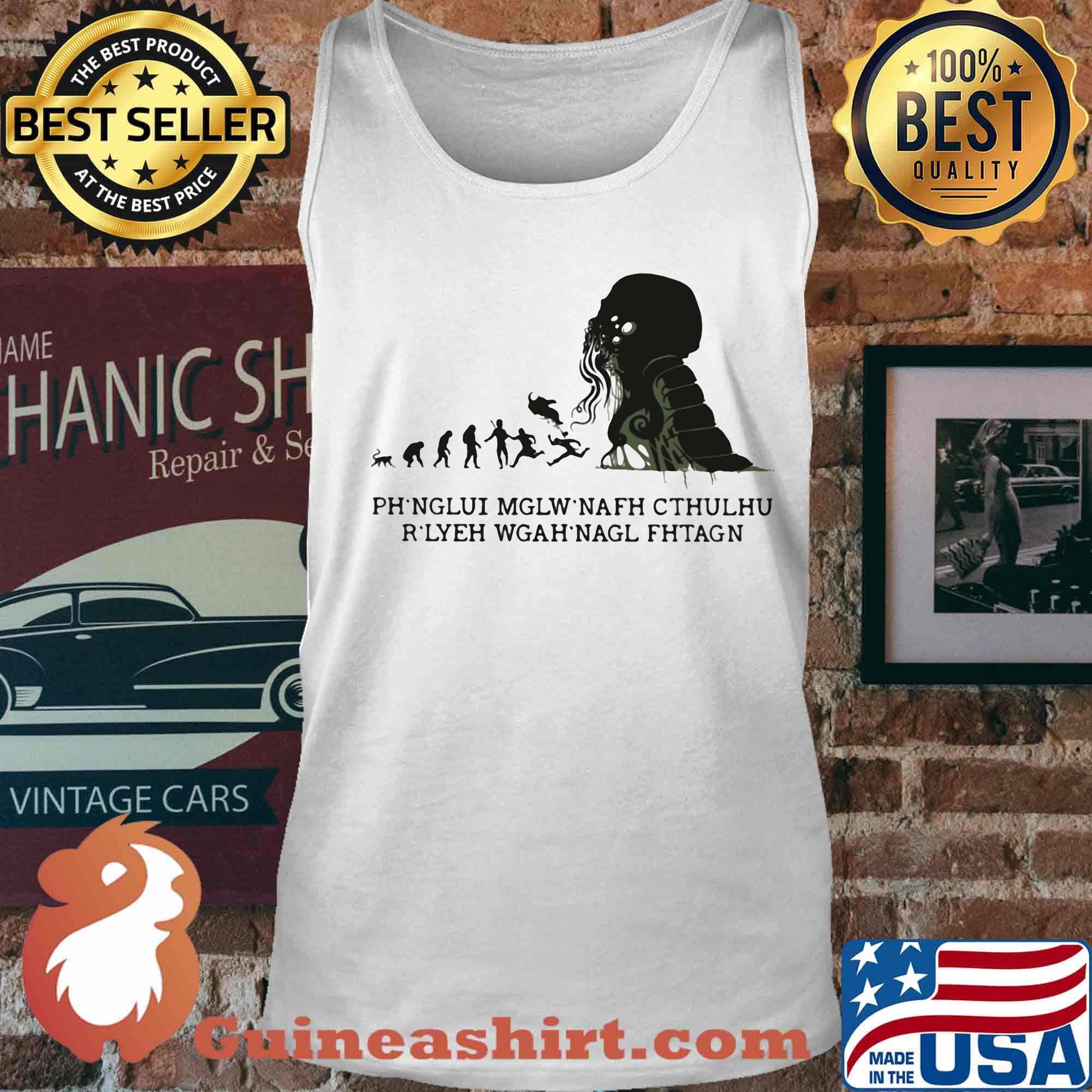 Monster ph'nglui mglw'nafh cthulhu r'lyeh wgah'nagl fhtagn s Tank top
