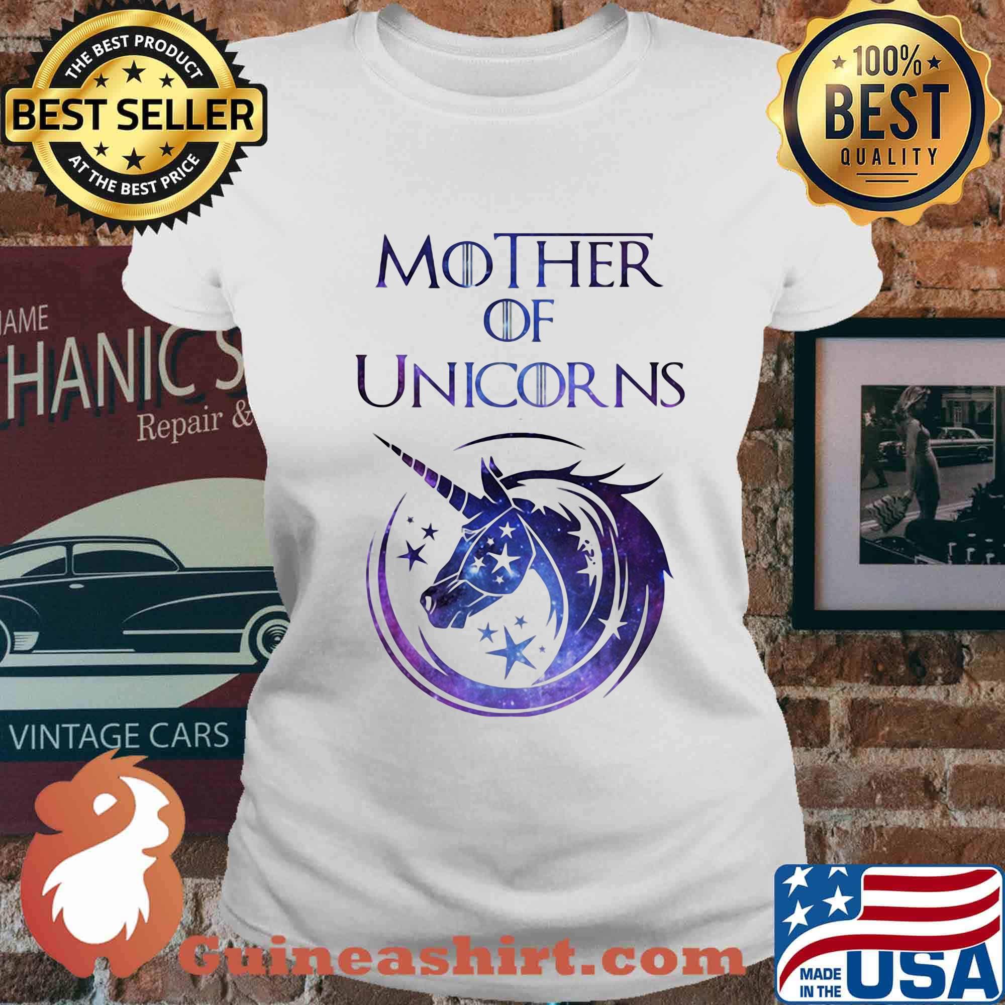 Mother of unicorns stars s Ladies tee