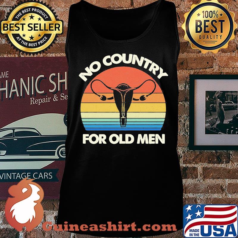 No Country For Old Men Logo Cow Vintage Retro Shirt Tank top
