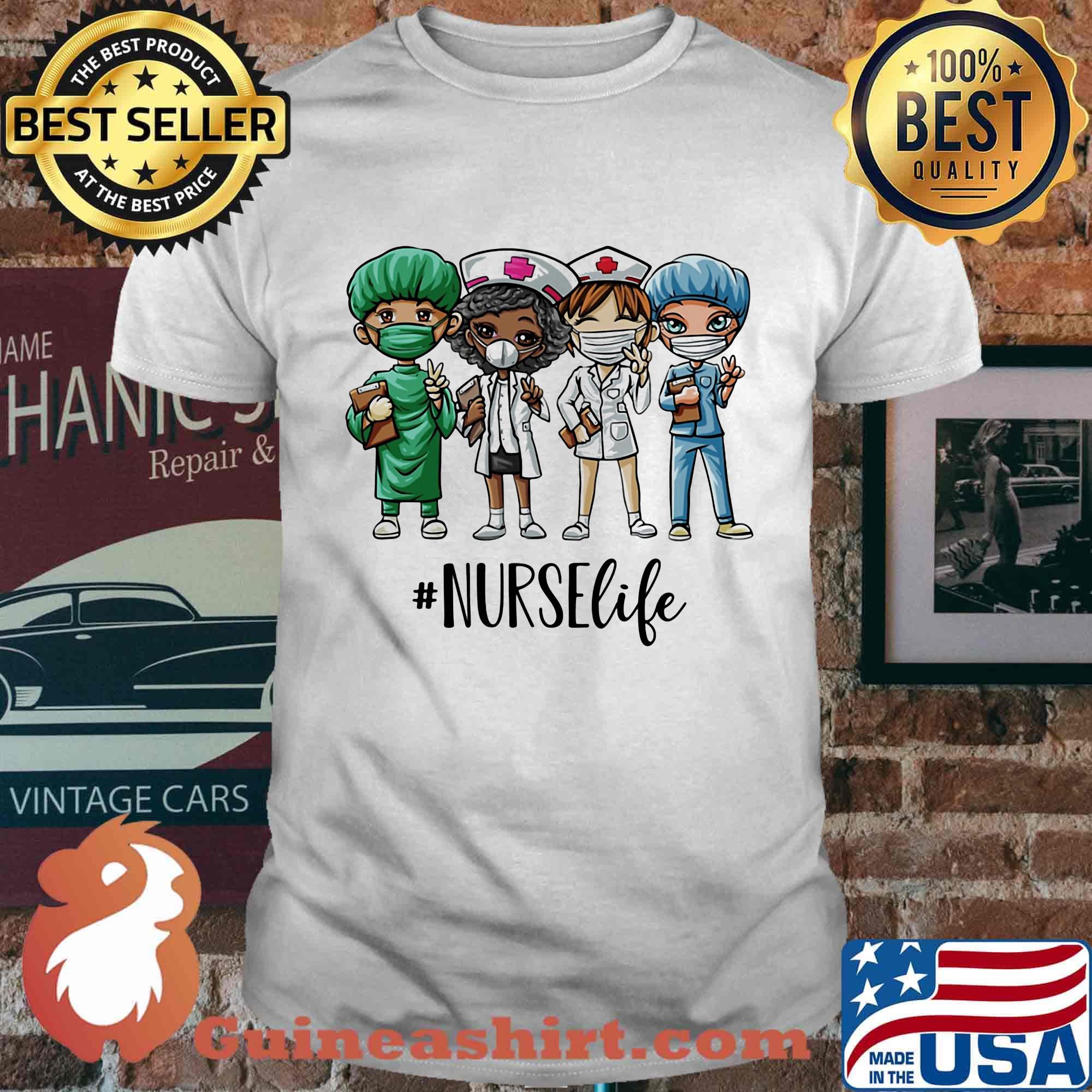Nurse life black lives matter shirt