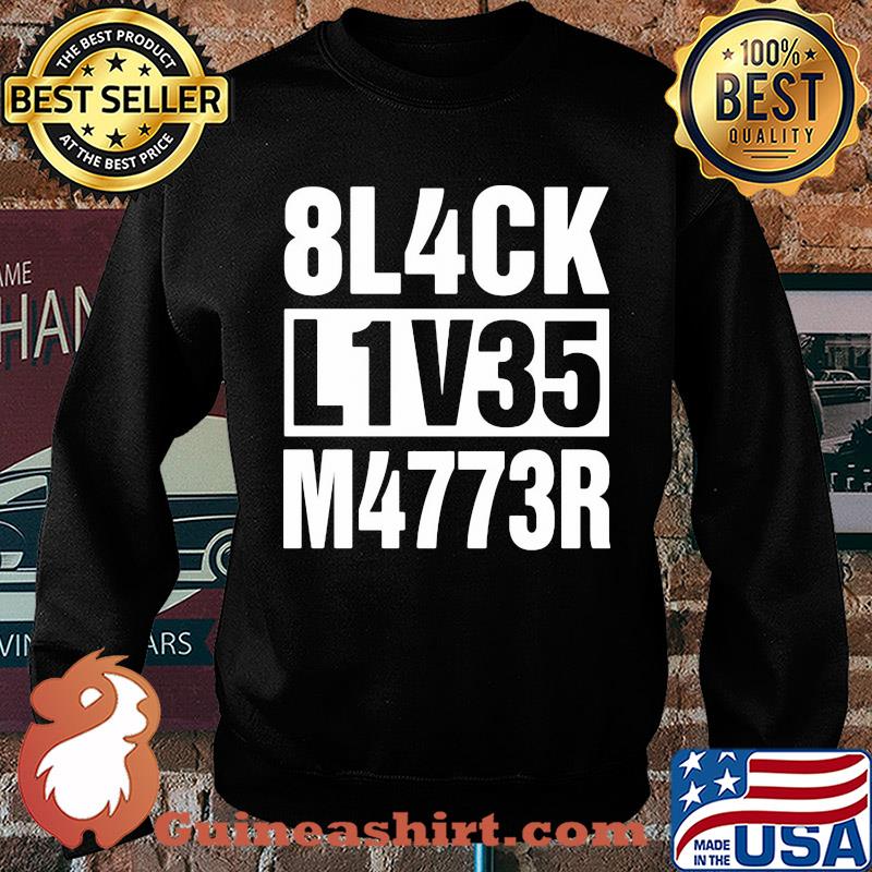 Official 8L4CK L1V35 M4773R Shirt Sweater