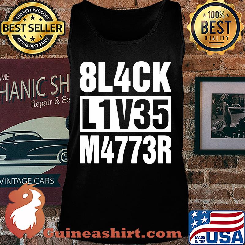 Official 8L4CK L1V35 M4773R Shirt Tank top