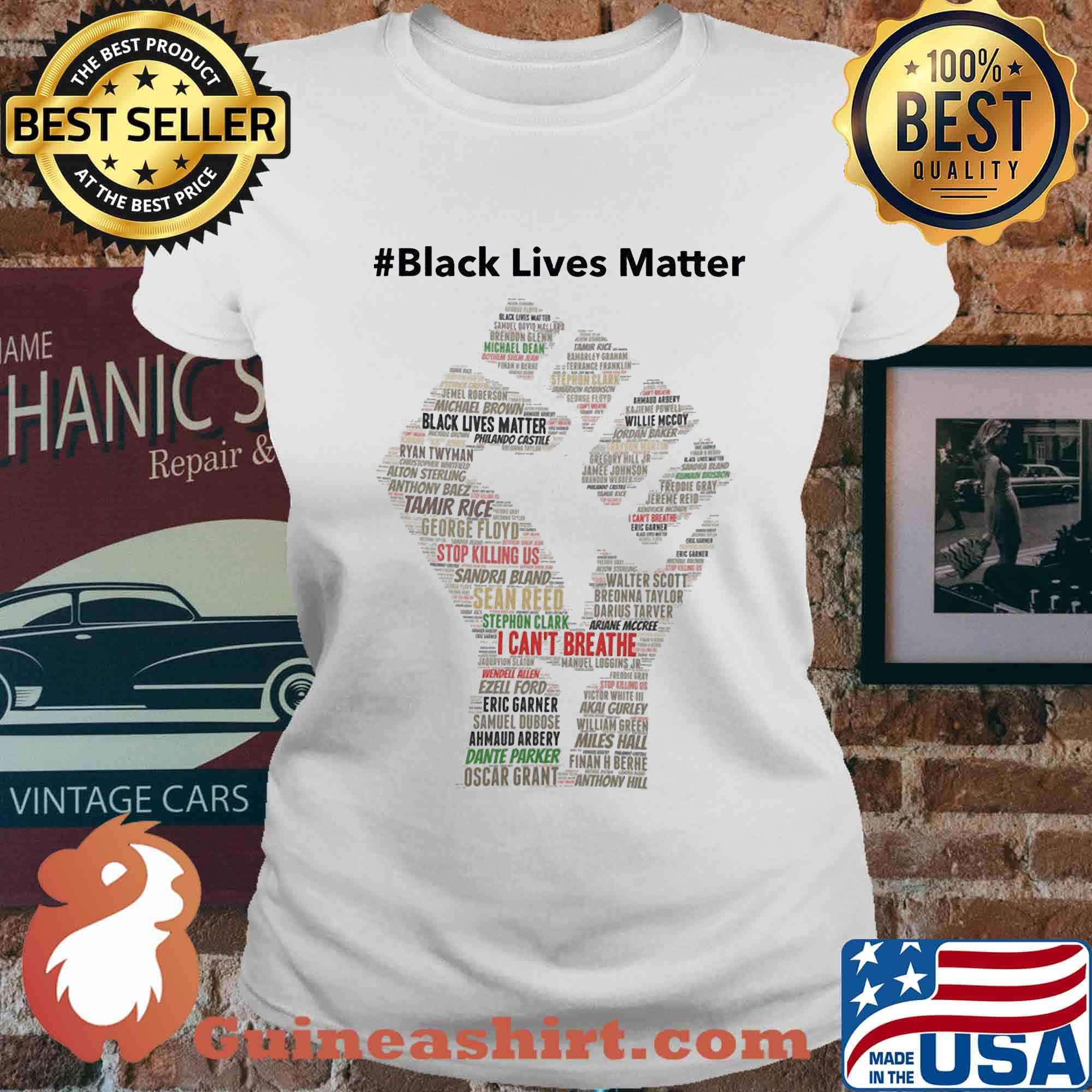 Official Black Lives Matter I can't breathe s Ladies tee
