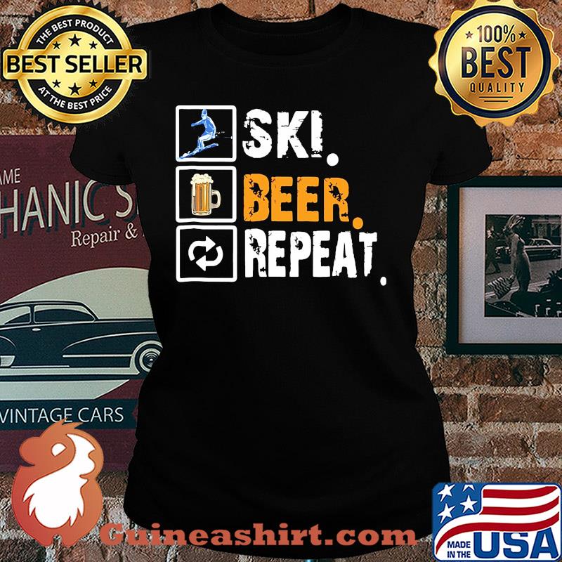 Official Ski beer repear s Ladies tee