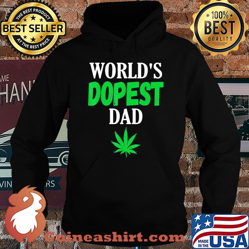 Official World's dopest dad weed s Hoodie