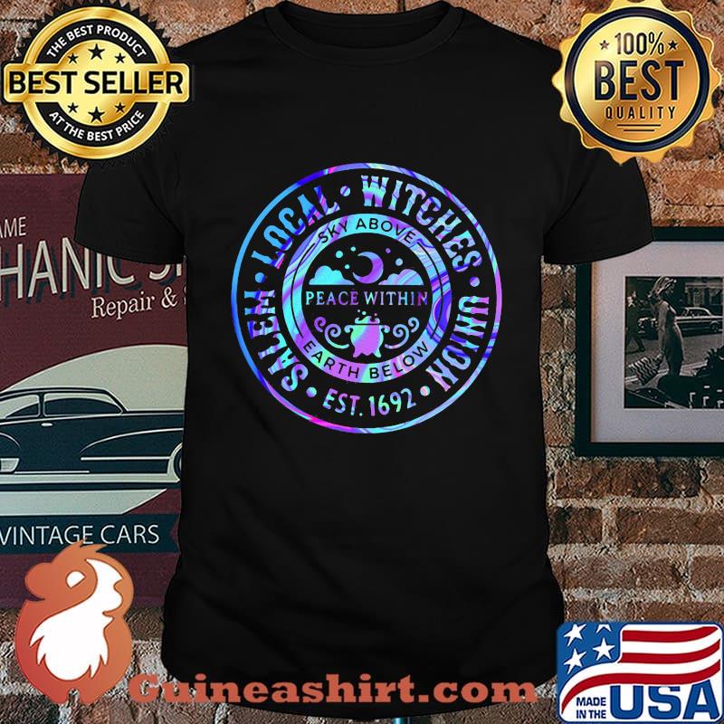 Peace within salem local witches union est 1692 shirt