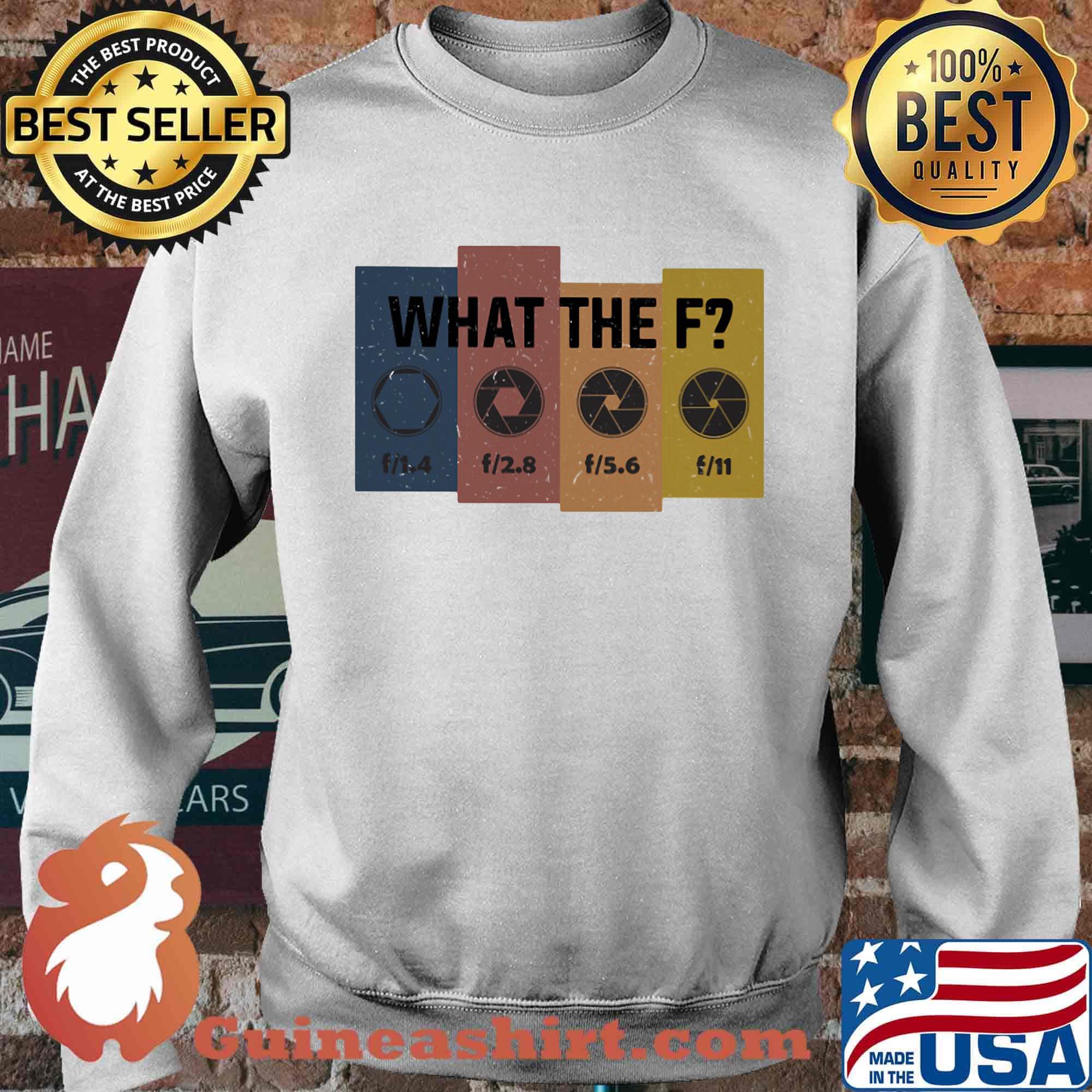 Photographer what the f vintage retro s Sweater