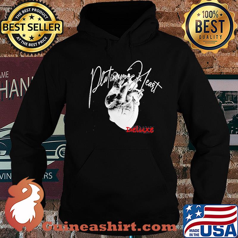 Platinum heart deluxe black s Hoodie