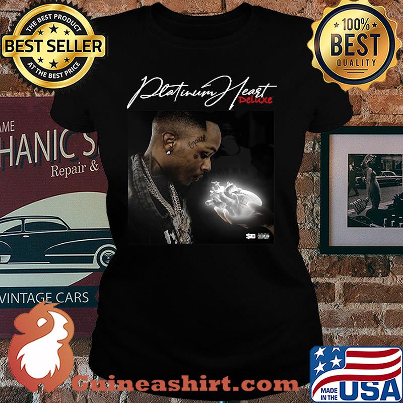 Platinum heart deluxe music band black s Ladies tee